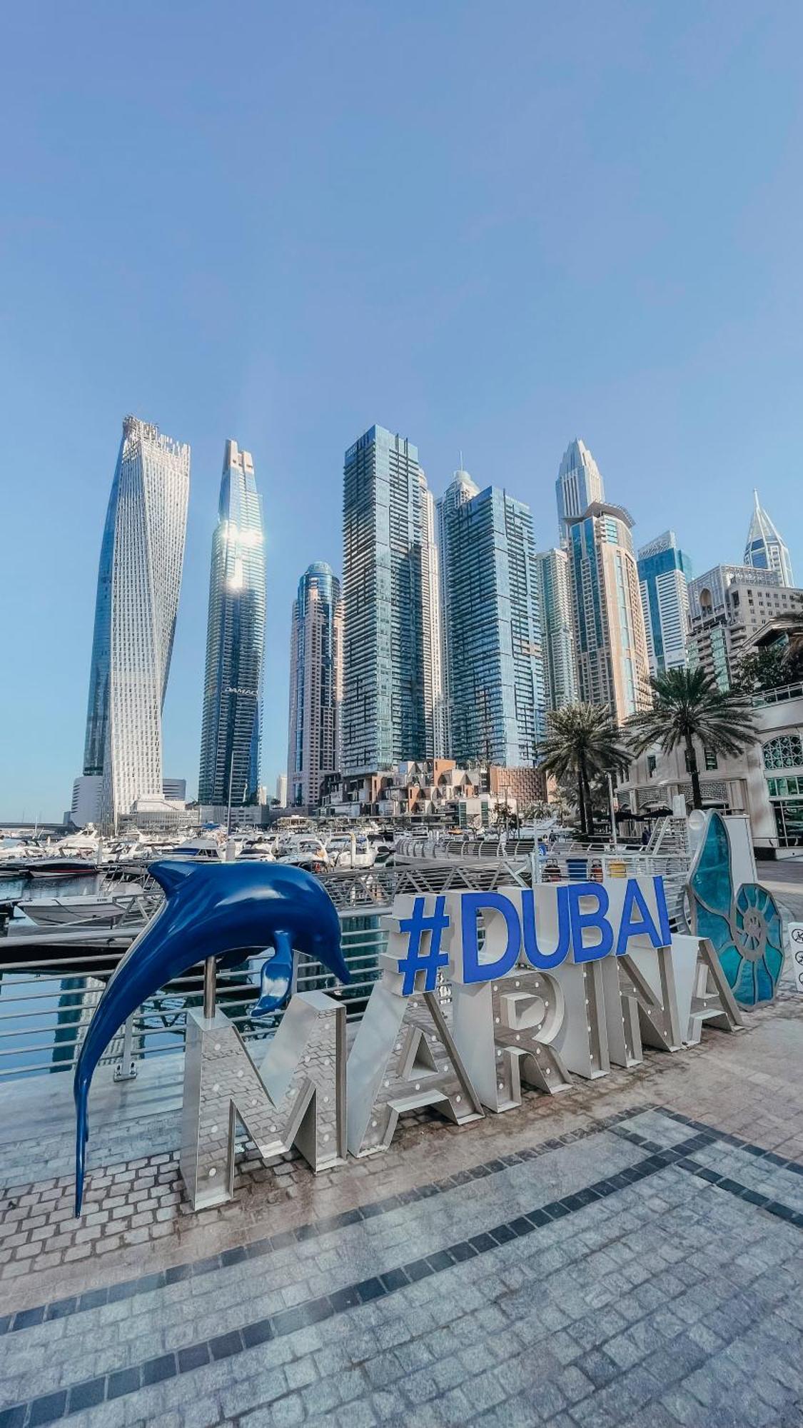 Savor Marina Views From The 64Th Floor Aparthotel Dubai Luaran gambar
